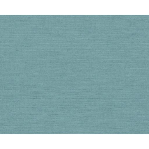 Strukturált textilhatású egyszínű minta kék/zöldeskék tónus tapéta