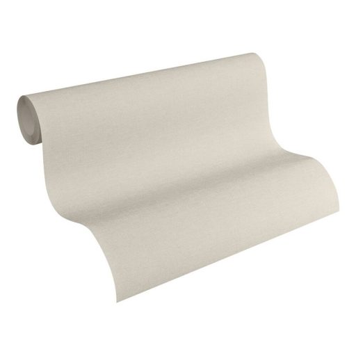 Strukturált textilhatású egyszínű minta bézs/szürkésbézs tónus tapéta