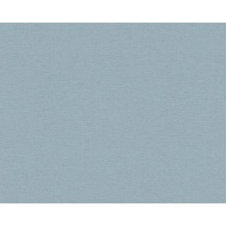   Strukturált textilhatású egyszínű minta kék/szürkéskék tónus tapéta
