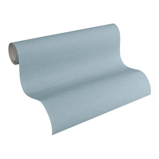 Strukturált textilhatású egyszínű minta kék/szürkéskék tónus tapéta