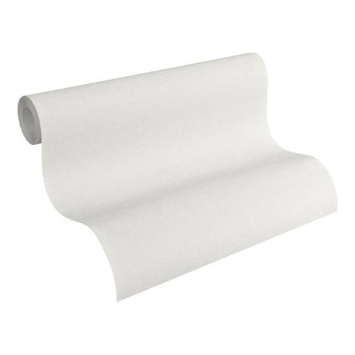 Strukturált textilhatású egyszínű minta világosszürke/szürke tónus tapéta