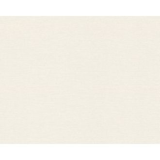   Strukturált textilhatású egyszínű minta törtfehér tónus tapéta