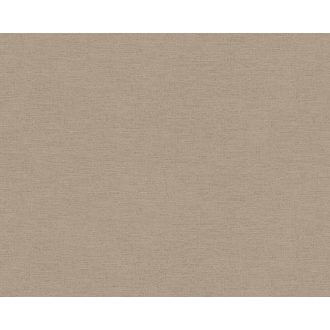   Strukturált textilhatású egyszínű minta szürkésbarna tónus tapéta
