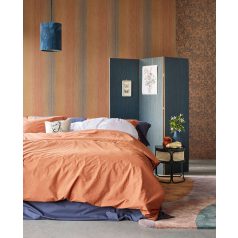   Eijffinger MUSEUM 307313 Csíkos színátmenetes finom csíkozás sárga barna vörös vörösesbarna tapéta