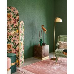   Eijffinger MUSEUM 307322 Natur Csíkos természetes flockolt textil zöld árnyalatok tapéta