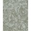 Eijffinger MUSEUM 307342 Romantikus virágos sűrű szirmok grafikus ábrázolása kékeszöld szürkésbarna tapéta