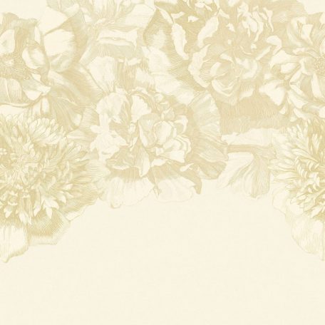 Eijffinger MUSEUM 307405 FLOWER FALL Vintage Virágeső pazar vírágminta krémszín bézs arany falpanel