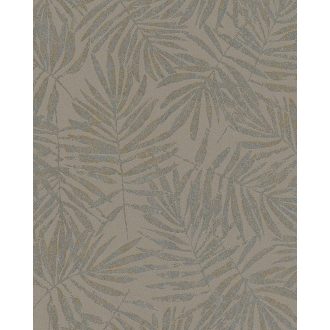   Marburg La Veneziana 4, 31321  natur levélmintázat barna szürkésbarna ezüst arany fémes hatás