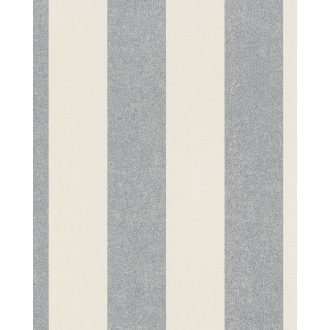   Marburg La Veneziana 4, 31327  csíkos blokkcsíkos krémszín ezüst fémes hatás tapéta