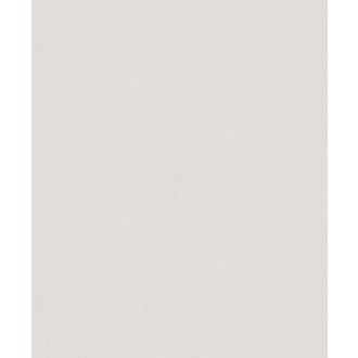   Anyaghatású egyszínű enyhén csillogó fémes szálakkal világosbézs tapéta