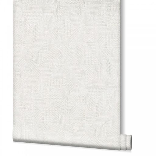 Marburg Avalon 31619  Natur textil szőtt geometrikus minta fehér világos szürke ezüst enyhe csillogás tapéta