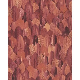   Marburg Imagine 31734 Natur realisztikus levél mintázat piros/vörös narancs tapéra