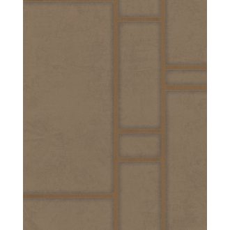   Marburg Imagine 31751 Geometrikus grafikus csempe jellegű minta barna arany fémes hatás tapéta