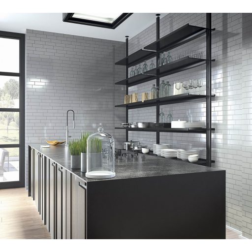 Marburg Imagine 31768 Natur Amerikai stílusú téglaminta 3D szürke árnyalatok  váltakozó matt és magyasfényű felület tapéta