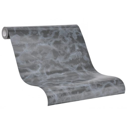 Marburg Schöner Wohnen New Modern 31804 Natur Carrarai márvány megjelenítésfekete szürke szürkésfehér tapéta