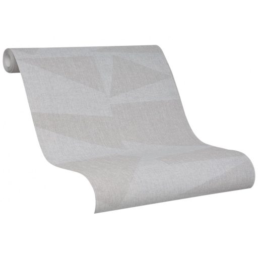 Marburg Schöner Wohnen New Modern 31817 Natur Geometrikus nagyformátumú grafikus minta szövetstruktúra szürke szürkésbarna tapéta