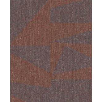   Marburg Schöner Wohnen New Modern 31820 Natur Geometrikus nagyformátumú grafikus minta szövetstruktúra vörös/terra lila vöröseslila tapéta