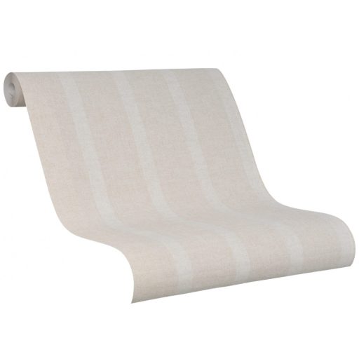 Marburg Schöner Wohnen New Modern 31824 Natur Modern csíkos minta szövetstruktúra krém és bézs árnyalatok tapéta