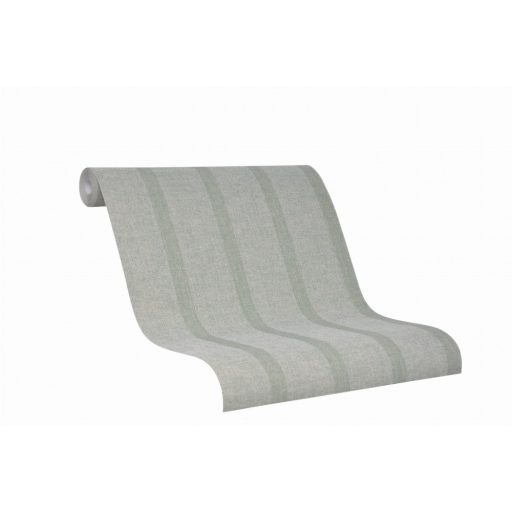 Marburg Schöner Wohnen New Modern 31825 Natur Modern csíkos minta szövetstruktúra zöld árnyalatok bézs szürkésbézs tapéta