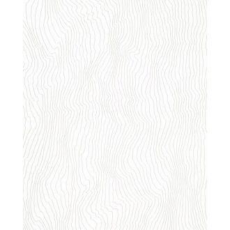   Marburg Schöner Wohnen New Modern 31831 Grafikus absztrakt hullámminta fehér fénylő mintarajzolat tapéta