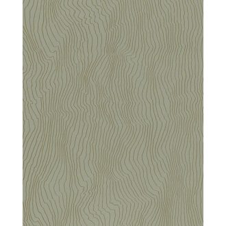   Marburg Schöner Wohnen New Modern 31834 Grafikus absztrakt hullámminta olívzöld fénylő arany mintarajzolat tapéta