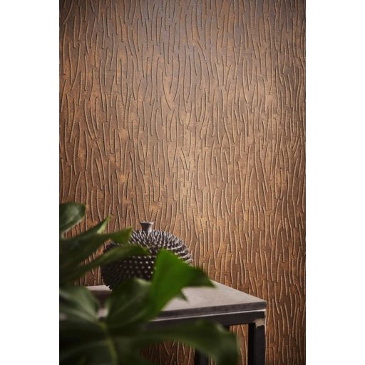 Marburg Memento 32004 HERITAGE LUXURY Grafikus Kiemelkedő vonalak barna bronz rézszín fekete csillogó szemcsék tapéta