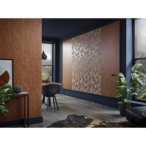 Marburg Memento 32004 HERITAGE LUXURY Grafikus Kiemelkedő vonalak barna bronz rézszín fekete csillogó szemcsék tapéta