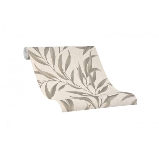 Marburg Modernista 32204 Natur levélmotívom bézs barna szürkésbézs szürkésbarna fénylő mintafelület tapéta