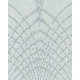   Marburg Modernista/Urban Spaces 32252 Art Deco hegyes ívek szürke szürkészöld ezüst fénylő mintafelület tapéta