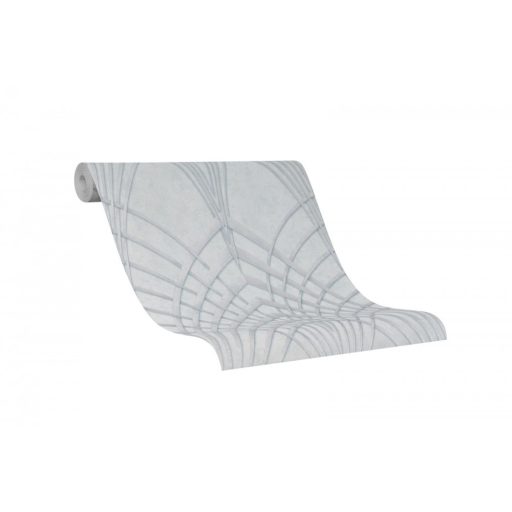 Marburg Modernista/Urban Spaces 32252 Art Deco hegyes ívek szürke szürkészöld ezüst fénylő mintafelület tapéta