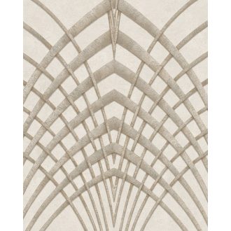   Marburg Modernista/Urban Spaces 32255 Art Deco hegyes ívek bézs szürkésbézs arany fénylő mintafelület tapéta