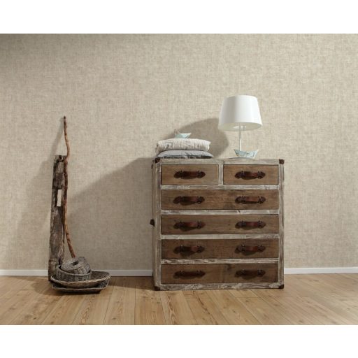 As-Creation Greenery/Borneo 32261-3 Natur nyers lenvászon minta meleg krém bézs és barna tónus tapéta