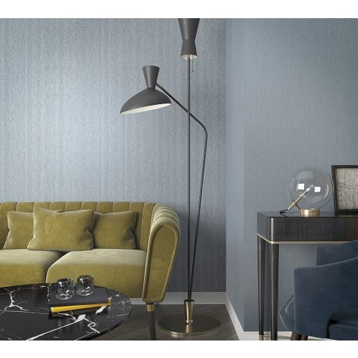 Marburg Modernista/Urban Spaces 32267 Csíkos design kék ezüst fénylő mintafelület tapéta