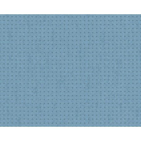 As-Creation Amory 32420-6 Geometrikus apró ezüstösen csillogó négyzetek kék tapéta