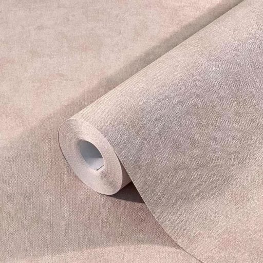 Textilhatású strukturált egyszínű minta világosbarna/rózsaszínes barna tónus tapéta