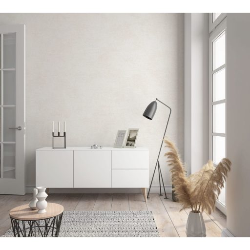 Textilhatású strukturált egyszínű minta világos homokszín tónus tapéta