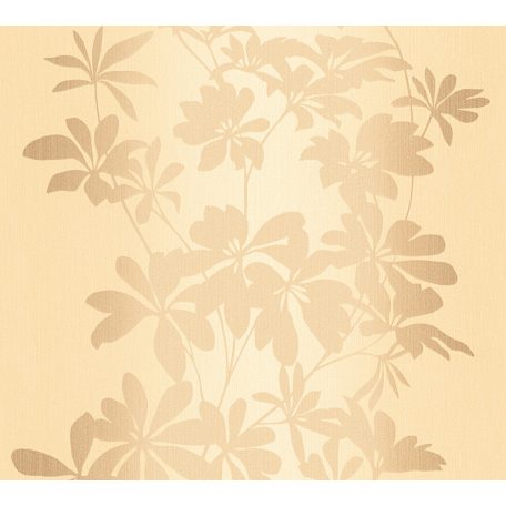 As-Creation Fiore 32584-6 Virágos díszítőminta panelszerű mintakialakítás bézs sárgásbézs barna tapéta