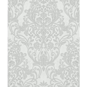   Marburg City Glam/Urban Spaces 32602 Klasszikus barokk díszítőminta világosszürke ezüst fémes hatás tapéta