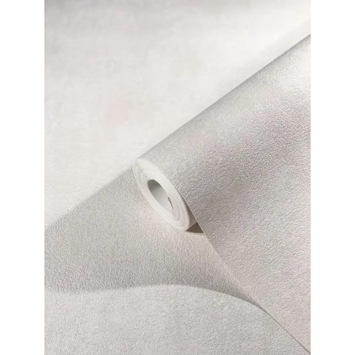 Strukturált habosított egyszínű minta fehér/törtfehér tónus tapéta