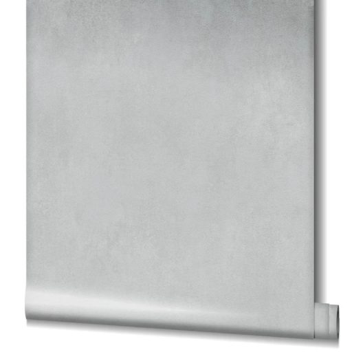 Strukturált habosított egyszínű minta szürke tónus tapéta