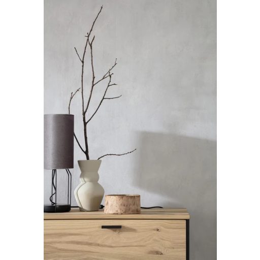 Strukturált habosított egyszínű minta szürke tónus tapéta