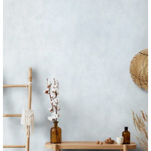 Strukturált habosított egyszínű minta kék/világoskék tónus tapéta