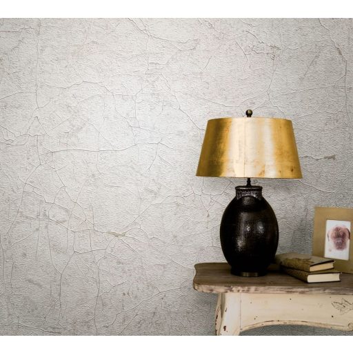 Marburg Vintage Deluxe 32801 Natur repedezett vakolat/beton szürkésfehér ezüstszürke arany tapéta