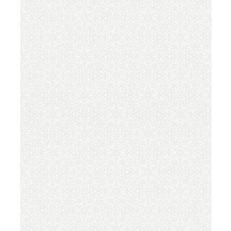   Finom díszítőminta fémes arany vonallal rajzolt indák kis virágok fehér tapéta