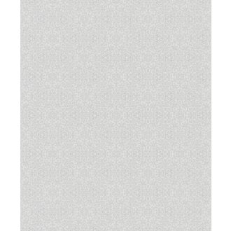   Finom díszítőminta fémes arany vonallal rajzolt indák kis virágok krémszürke/szürkésbézs tapéta