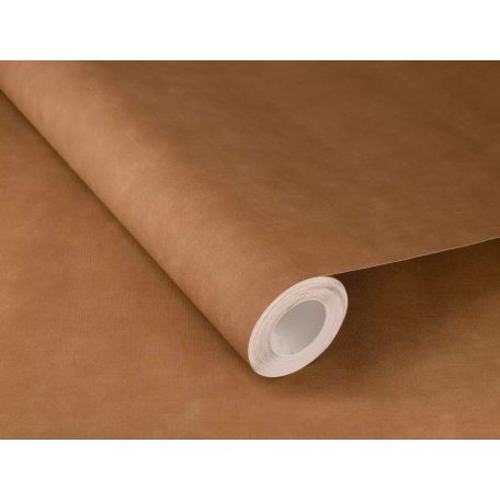 Finom textil texturájú és egyedi színfelvitelű egyszínű minta barna/középbarna tónus tapéta