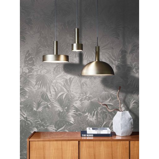 Marburg Botanica 33301 Botanikus "buja" levélmotívum gyönyörű dombornyomással szürke ezüst tapéta