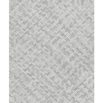   Marburg Botanica 33314 Natur Szőtt bambusz halszálkás mintával dombornyomás szürkésfehér szürke árnyalatok ezüst tapéta