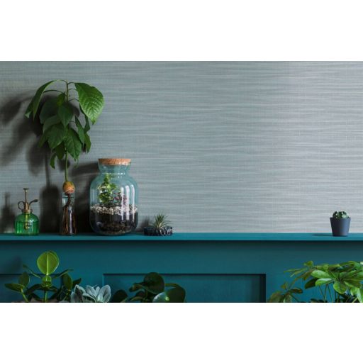 Marburg Botanica 33321 Natur Szőtt raffia minta durva textúra barna szürkéskék fehér ezüst csillogó hatás tapéta