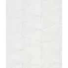 Változatos fa struktúrák háromszögekbe rendezett geometrikus mintája törtfehér krémszürke és szürke tónus finom fényű mintarészletek tapéta